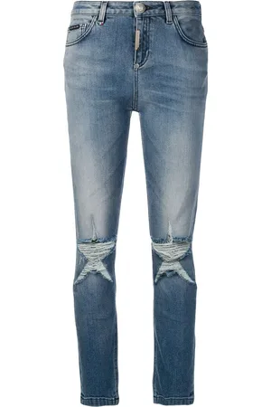Philipp Plein Skinny-Jeans im Distressed-Look