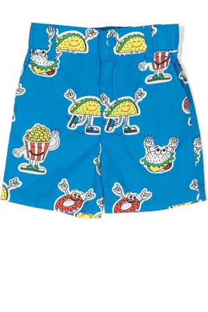 Stella McCartney Shorts mit Cartoon-Print