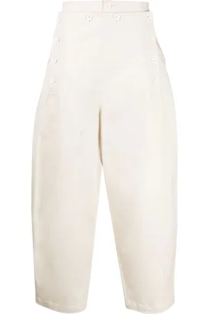 SONGZIO Cropped-Hose mit weitem Bein
