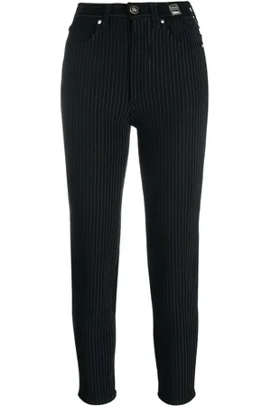 VERSACE 2000 Skinny-Hose mit Nadelstreifen