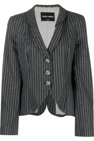 Giorgio Armani 1990 Blazer mit Nadelstreifen