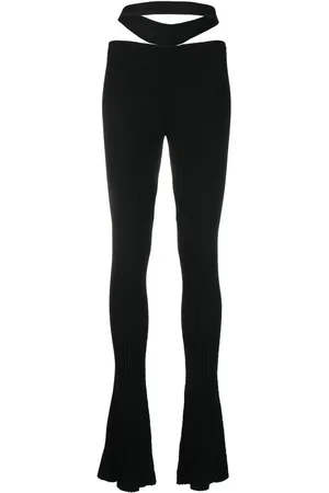 ANDREADAMO Gerippte Hose mit Cut-Outs