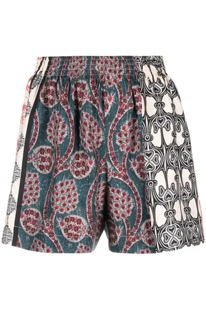 ERIKA CAVALLINI Shorts aus Seide mit Print