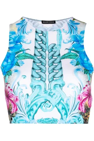 Philipp Plein Cropped-Top mit Print
