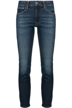 Ralph Lauren Halbhohe Cropped-Jeans