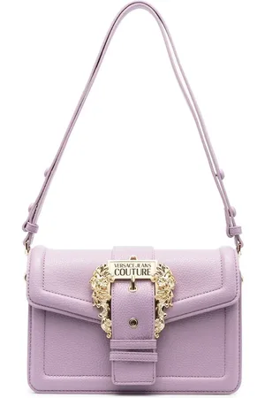 VERSACE Umhängetasche mit Logo-Schild