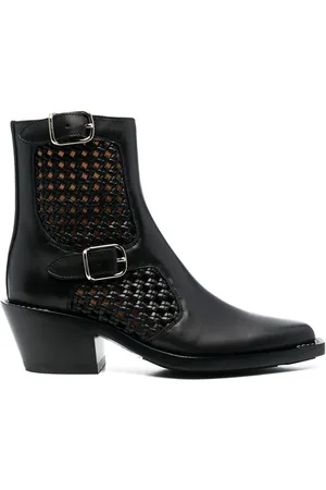 Chloé Cowboystiefel mit Kontrasteinsätzen