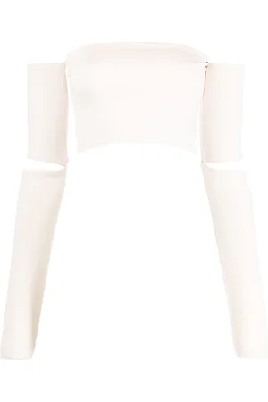 Maison Margiela Cropped-Top mit Cut-Outs