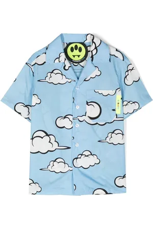 BARROW T-Shirt mit Wolken-Print