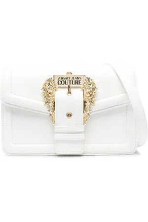 VERSACE Umhängetasche mit Logo-Schild