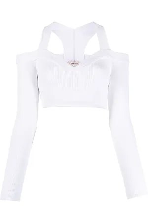 Alexander McQueen Strickoberteil mit Cut-Out