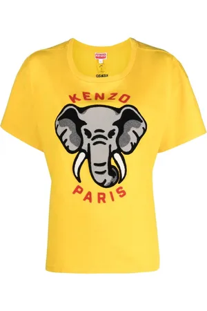 Kenzo T-Shirt mit Elefantenstickerei