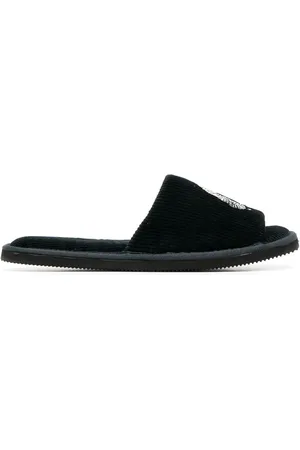 Desmond & Dempsey Sansindo Slipper mit Tiger-Print