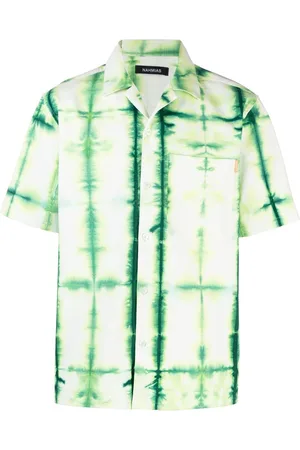 Nahmias Hemd mit Batikmuster
