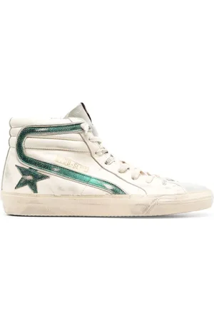 Golden Goose Slide High-Top-Sneakers im Used-Look