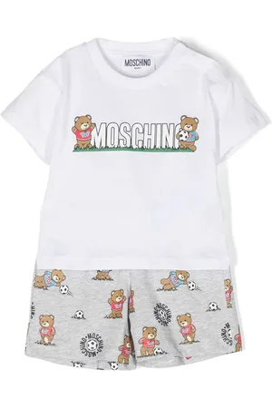 Moschino Set aus T-Shirt und Shorts mit Teddys