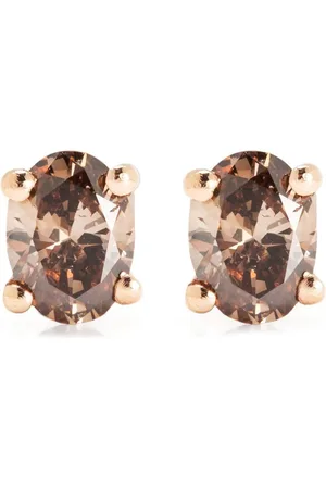 WOUTERS & HENDRIX 18kt Rotgoldohrringe mit Diamanten