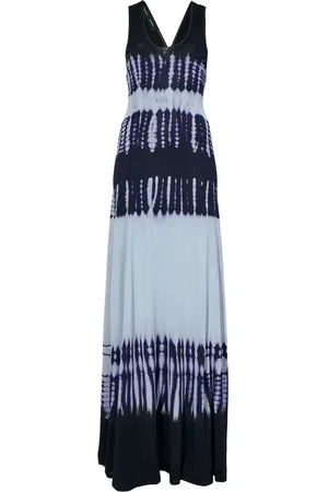 Proenza Schouler Midikleid mit Batikmuster