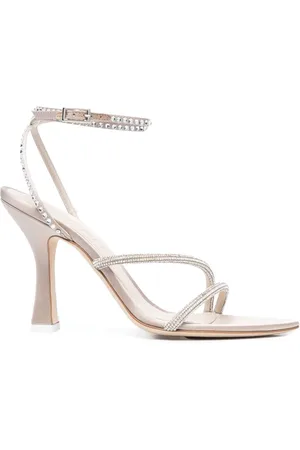 3Juin Sandalen mit Kristallen