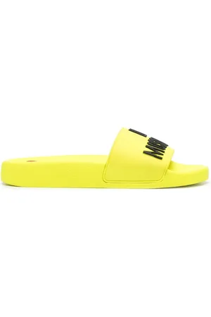 Moschino Pantoletten mit Logo-Prägung