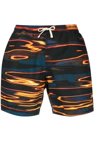BLUE SKY INN Badeshorts mit abstraktem Print