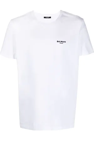 Balmain T-Shirt mit Logo-Stickerei