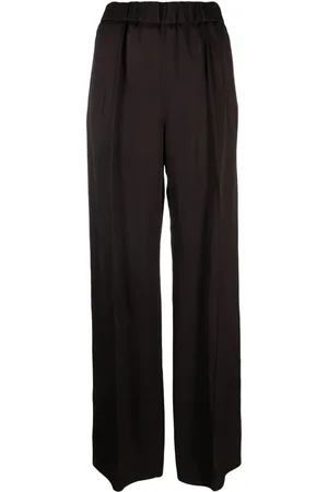 Jil Sander High-Waist-Hose mit weitem Bein