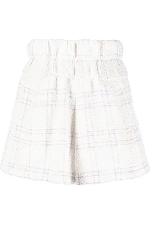 IRO Tweed-Shorts mit hohem Bund