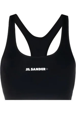 Jil Sander Sport-BH mit Logo-Print