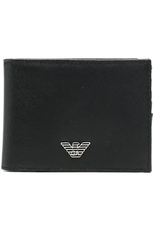 Emporio Armani Portemonnaie mit Logo-Schild