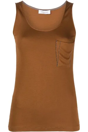 Fabiana Filippi Top mit Perlen