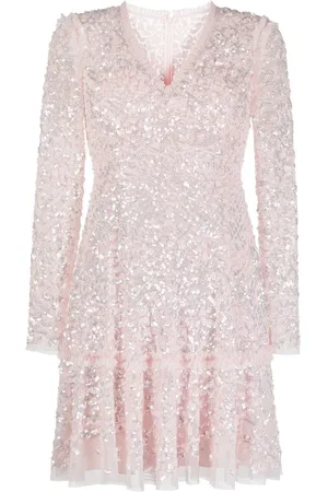 Needle & Thread Skaterkleid mit Pailletten