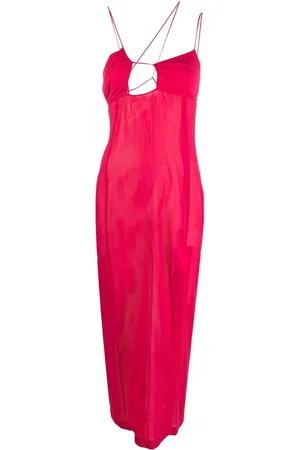 Nensi Dojaka Kleid mit asymmetrischem Ausschnitt