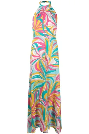 Pinko Maxikleid mit grafischem Print