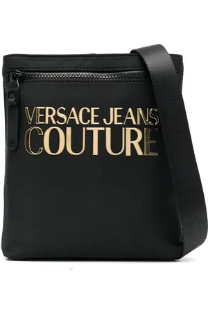 VERSACE Kuriertasche mit Logo-Schild