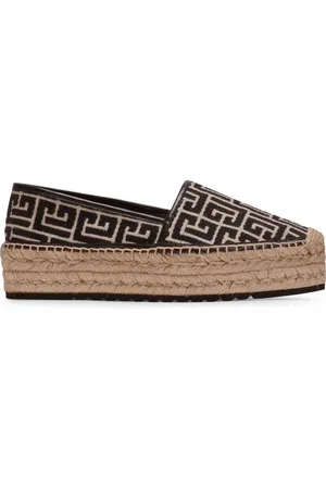 Balmain Espadrilles mit Monogrammmuster