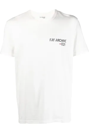 FAY T-Shirt mit Logo-Print