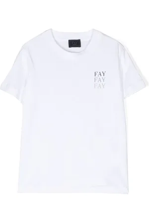 FAY T-Shirt mit Logo-Print