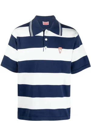 Kenzo Gestreiftes Poloshirt mit Stickerei