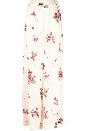 Twin-Set Palazzohose mit Blumen-Print