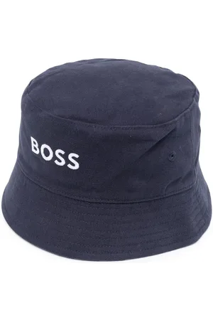 HUGO BOSS Fischerhut mit Logo-Stickerei