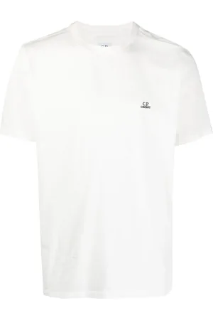 C.P. Company T-Shirt mit Logo-Stickerei