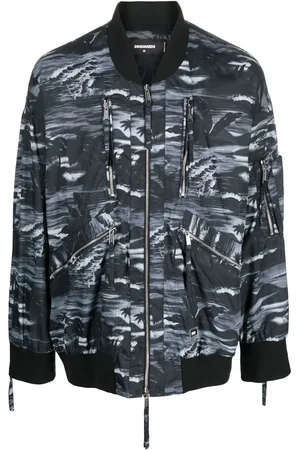 Dsquared2 Bomberjacke mit grafischem Print