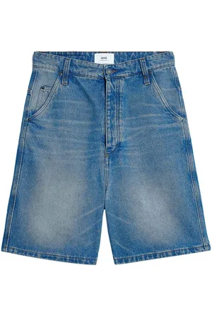 Ami Alex Jeans-Shorts mit weitem Bein