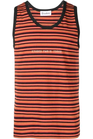Etudes Trägershirt mit Logo-Stickerei