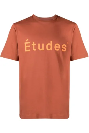 Etudes T-Shirt aus Bio-Baumwolle mit Logo-Print