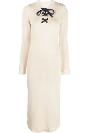 ZIMMERMANN High Tide Strickkleid mit Schnürung
