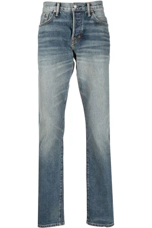 Tom Ford Straight-Leg-Jeans mit Tragefalten