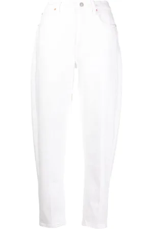 Ralph Lauren Weite Jeans mit hohem Bund
