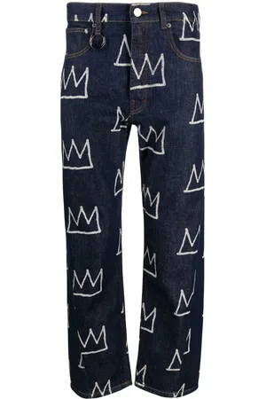 Etudes Hose mit Kronen-Print